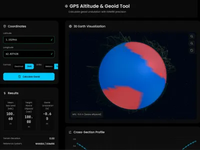GPS Altitude & Geoid Tool