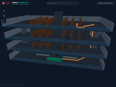 3D Wayfinding in A Library