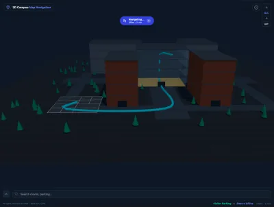 3D Campus Map Navigation