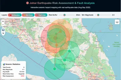 Johor Earthquake Risk Assessment Map