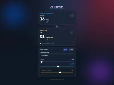 Al-Taqwim: Penukar Tarikh Hijrah & Masihi