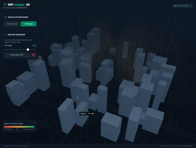 3D Mapping WiFi Signals