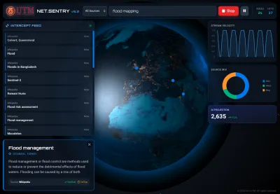 Geo-Spatial Search Agent Dashboard