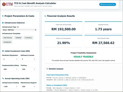 TCO & Cost-Benefit Analysis